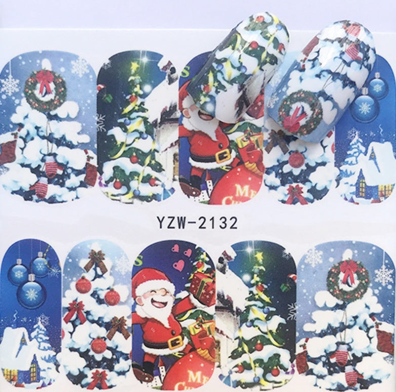 Christmas Water Transfer Nail Stickers & Decals