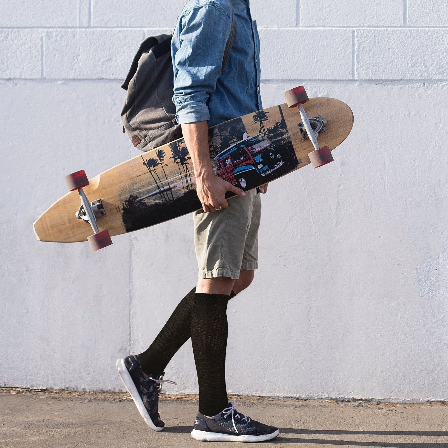 Durable Graduated Support Socks for Shin Splints & Edema