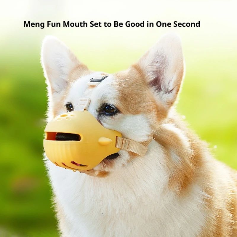 Adjustable Pet Basket Muzzle | Breathable Anti-Biting Mouth Cover