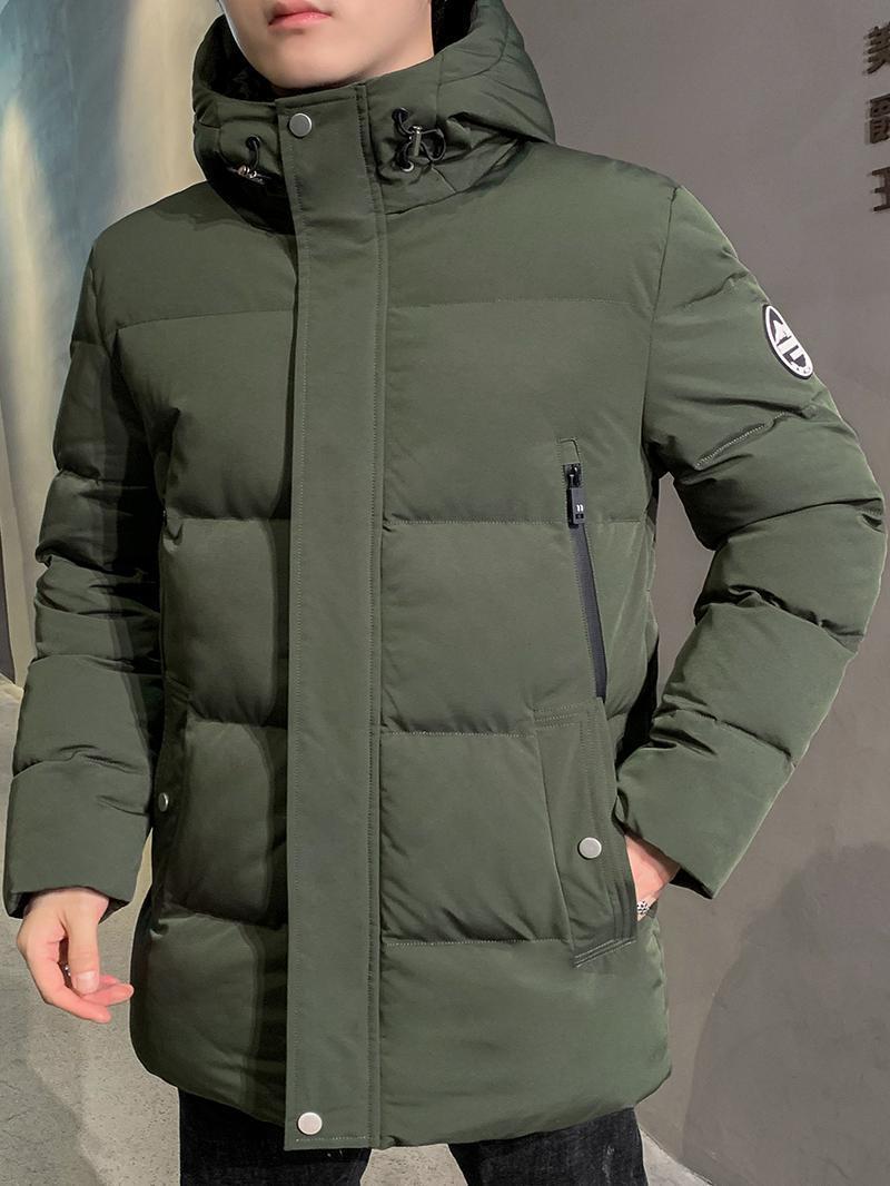 Men's Youth Thickened Down Cotton Jacket | Warm Winter Padded Coat