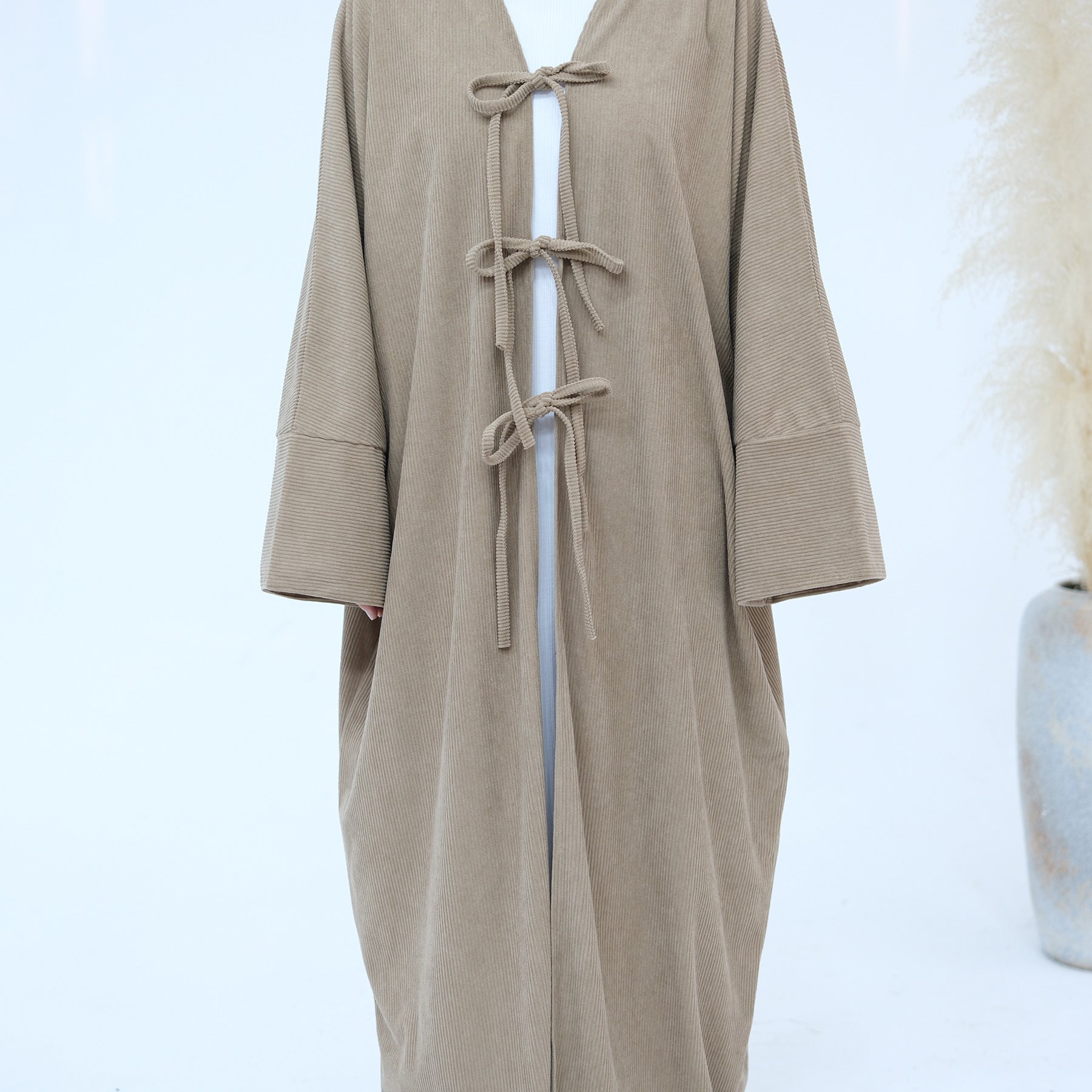 Women's Casual Lace-Up Cardigan Robe
