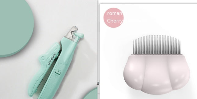 Professional Pet Nail Clippers with LED Light | Safety Trimmer Tool for Dogs & Cats