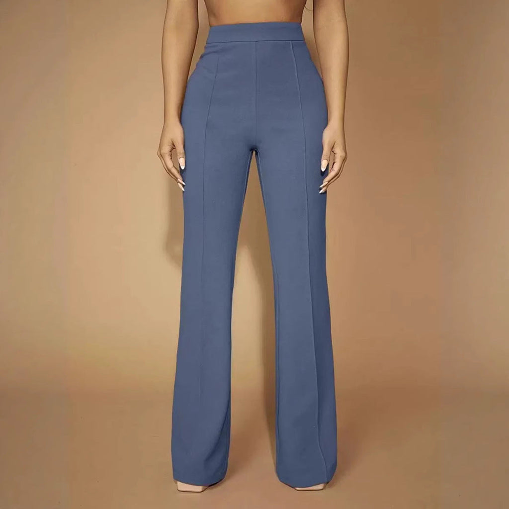 Fashion Fall High Waist Business Casual Trousers