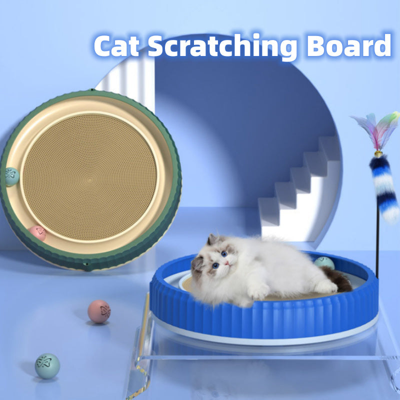 Modern Round Cat Scratching Pad | Wear-Resistant Claw Grinder Pet Product