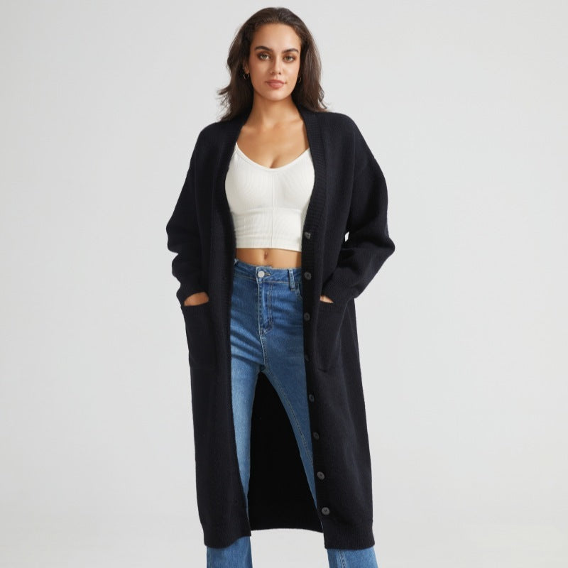 Women's Loose Mid-Length Sweater