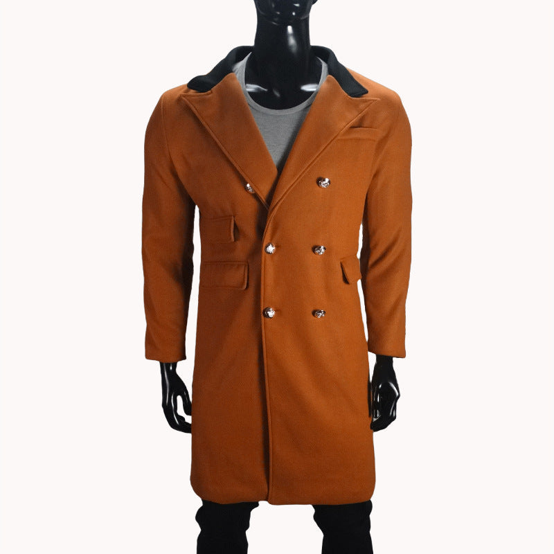 Men's Plus Size Casual Woolen Jacket | Fat & Strong Loose Fit Coat