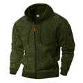 Warm Vintage Cationic Cargo Hoodie | Heavy Fleece-Lined Trendy Sports Sweater