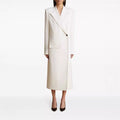 Women's Oblique Cut One Button Suit Jacket