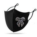 Shiny Diamond Bow Creative Cloth Face Mask