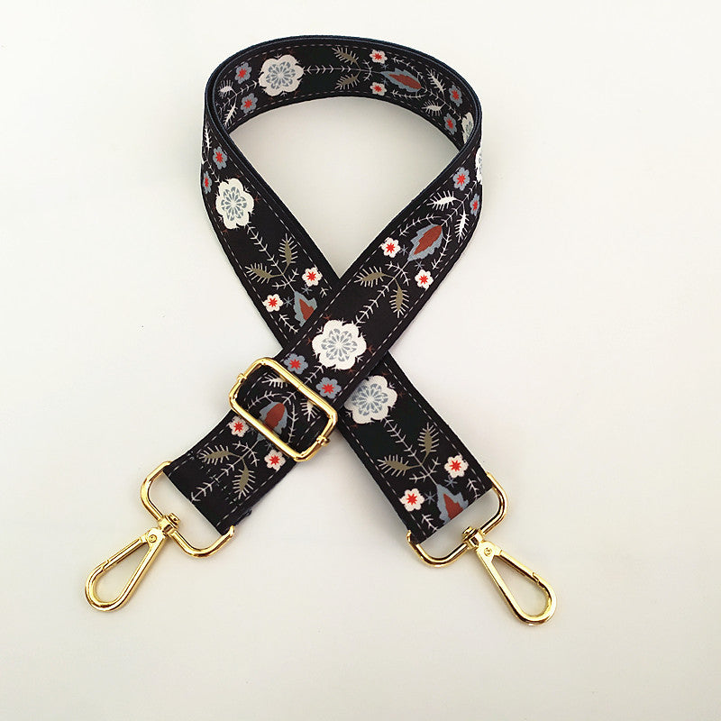 Colorful Wide Shoulder Strap & Purse Chain Accessory