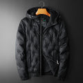 Warm Winter Plus Size Men's Coat | Embroidered Hooded Casual Down Puffer