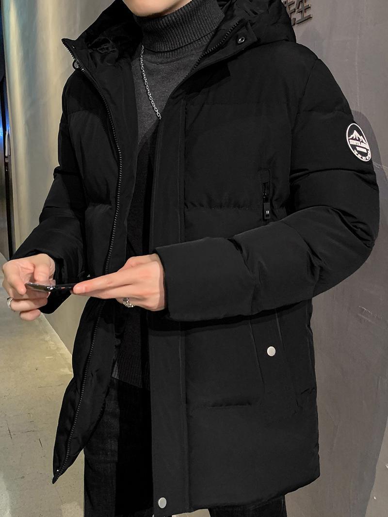 Men's Youth Thickened Down Cotton Jacket | Warm Winter Padded Coat