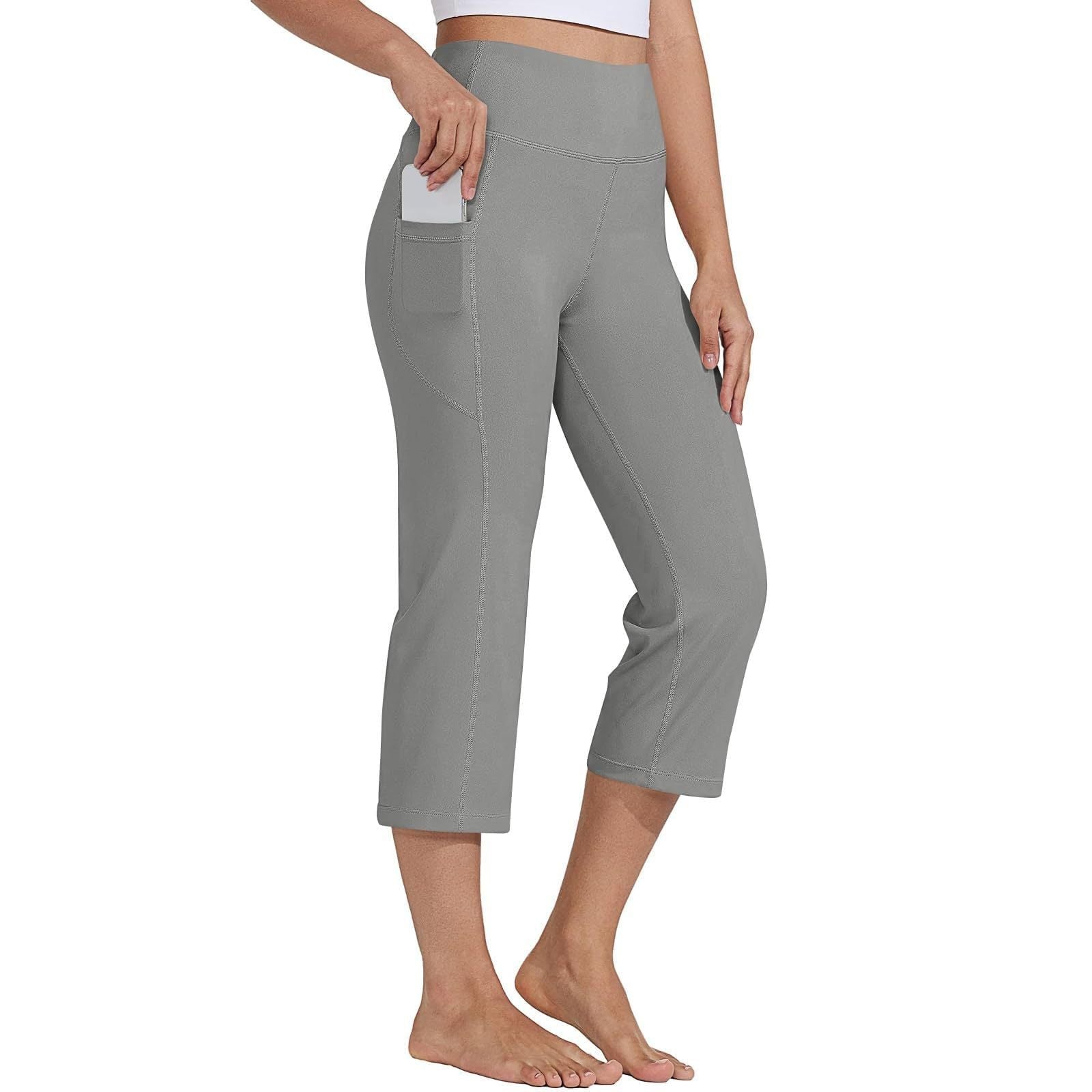 Women's Sports High Waist Yoga Pants with Built-in Pocket