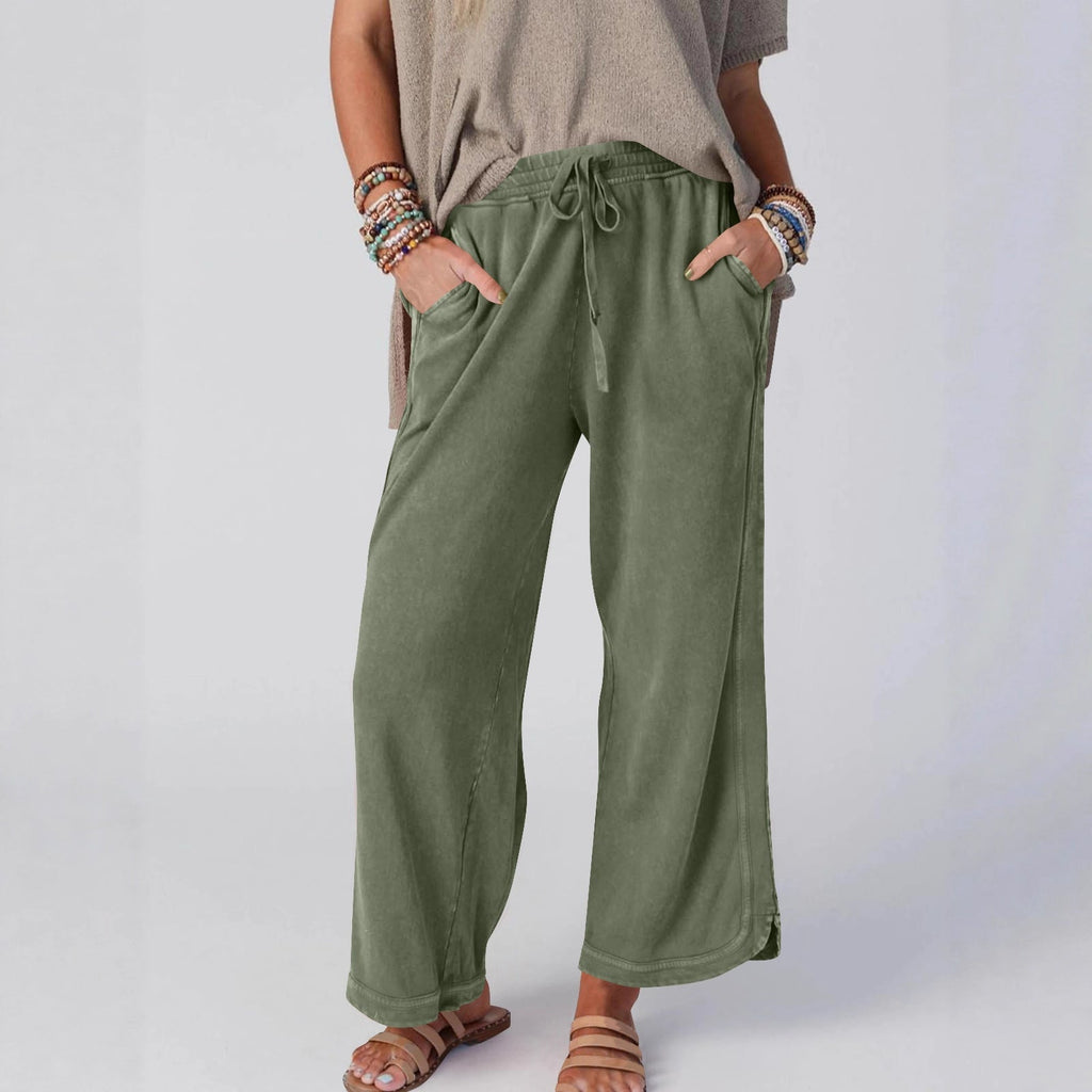 Women's Fashion Wide Leg Casual Sports Pants