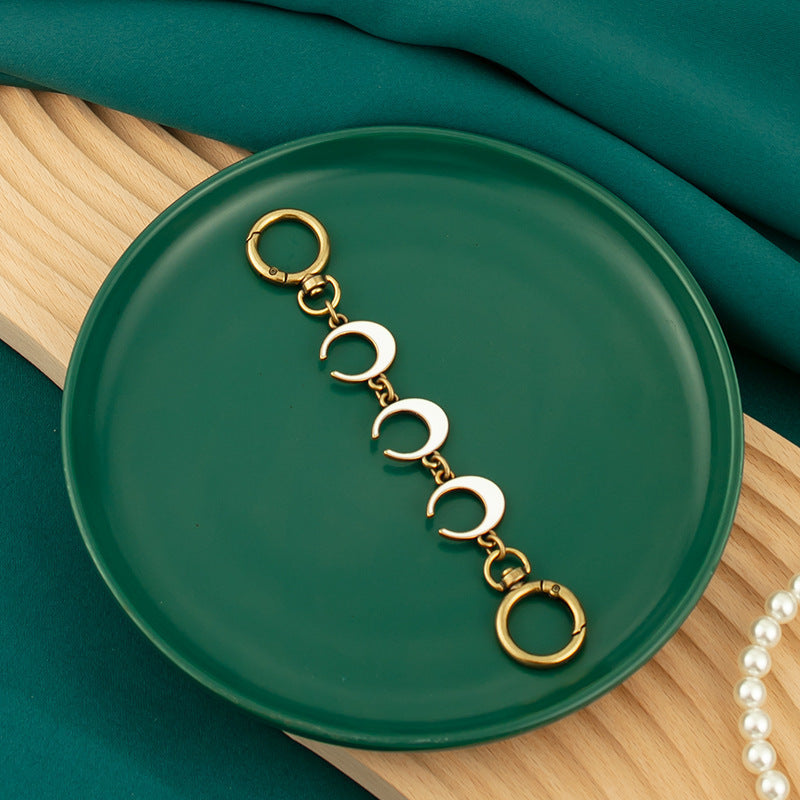 Metal Bag Strap Extension Chain for One-Shoulder Bag Conversion