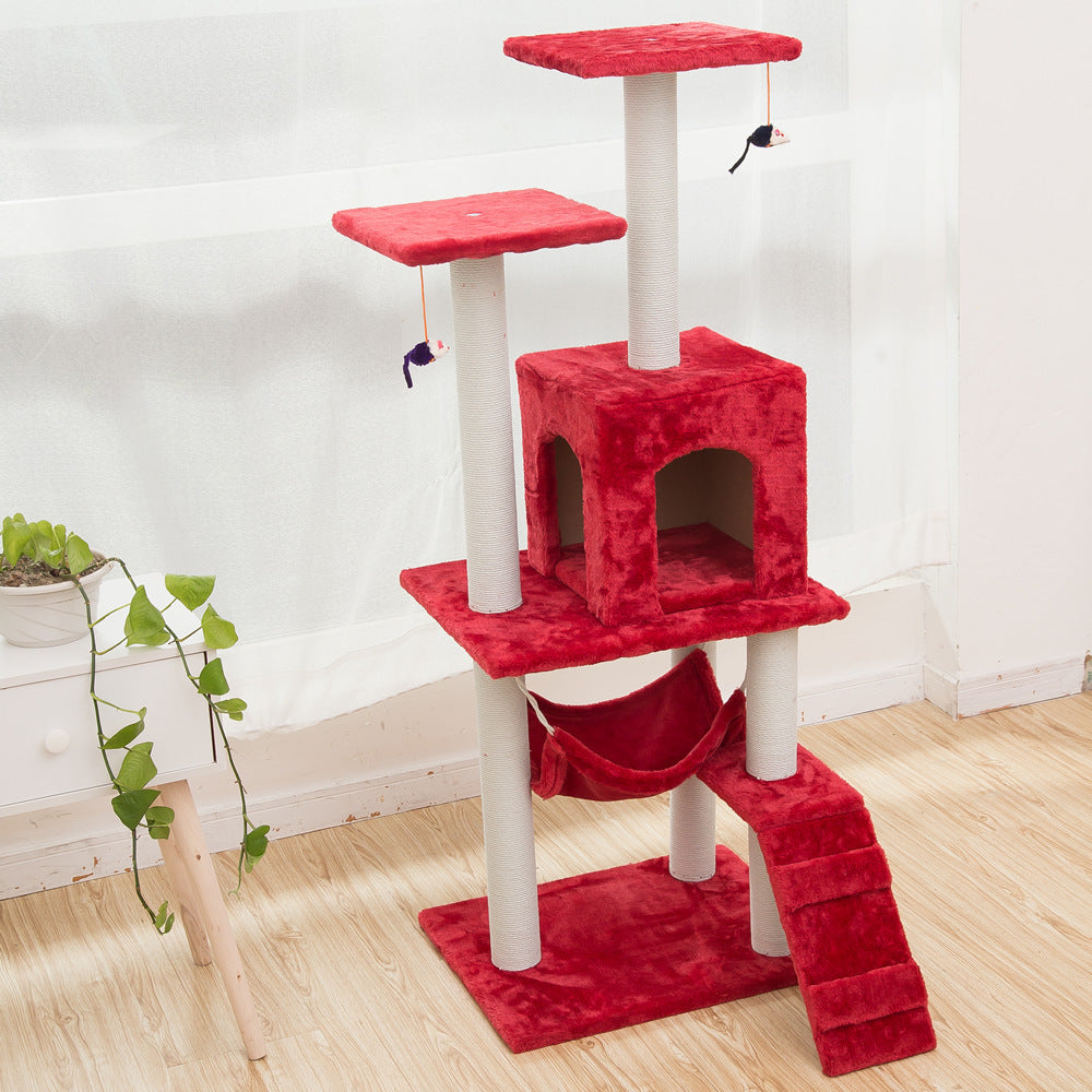 Modern Cat Tree Condo & Climbing Frame | Vertical Pet Activity Center Toy