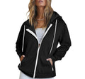 Unisex Sports Full-Zip Hoodie Cardigan