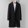 Men's Premium Business Woolen Topcoat | Modern Korean Slim Fit