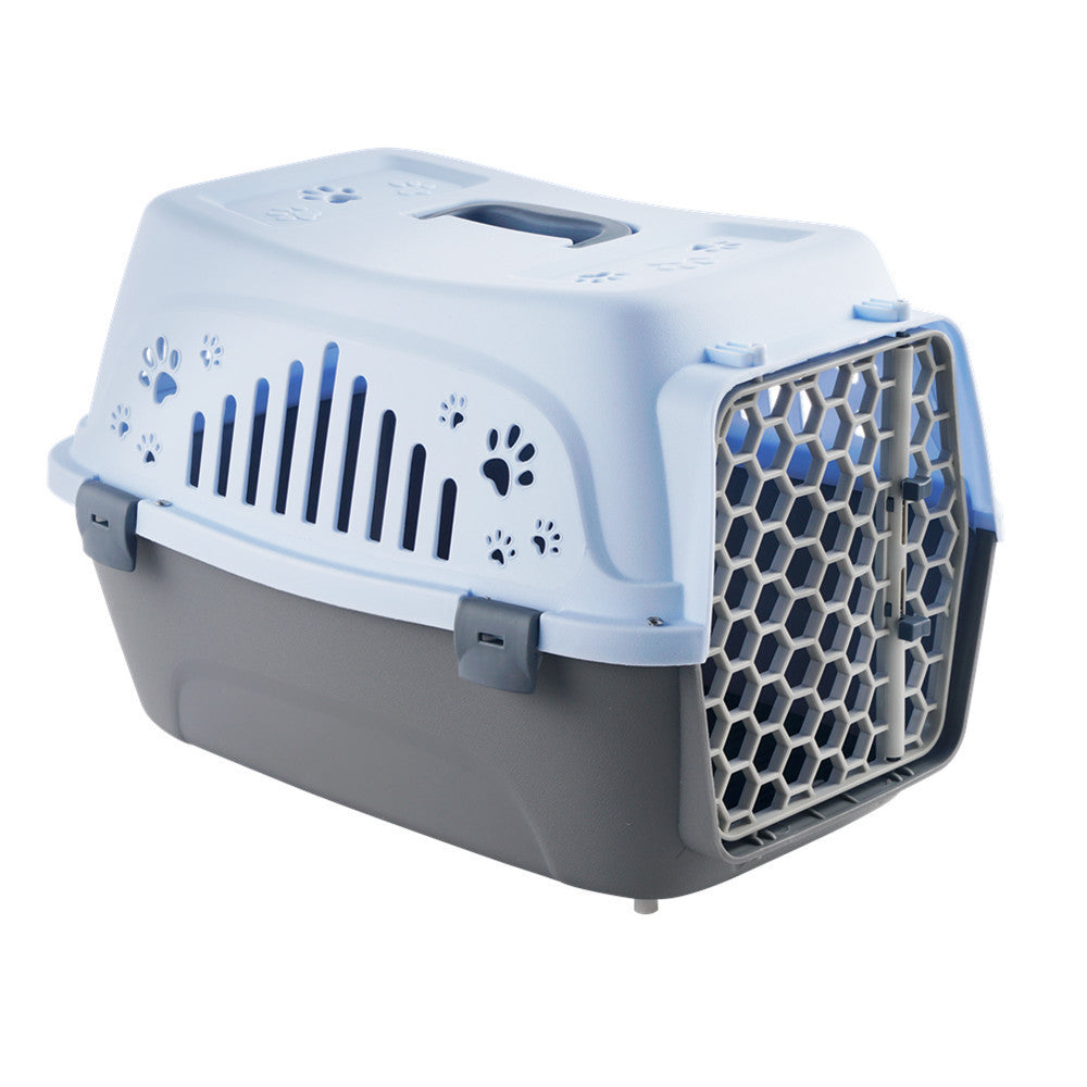 Portable Pet Travel Carrier | Cat Air Box, Small/Medium Dog Cage Outing Bag